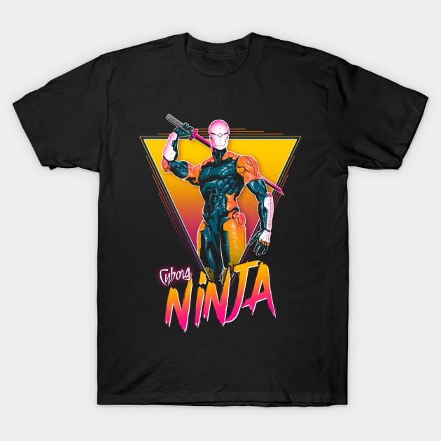 Cyborg Ninja T-Shirt by ddjvigo